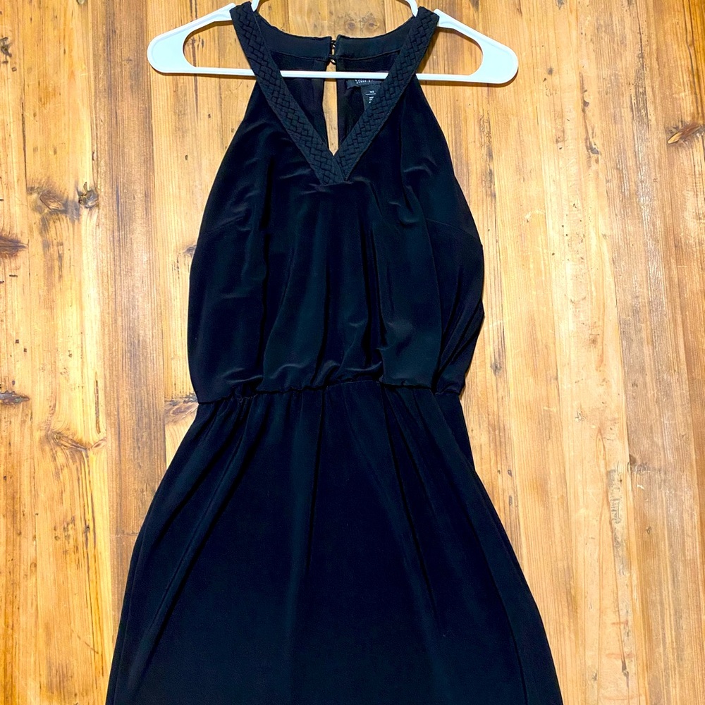 White House | Black Market Black Halter Dress